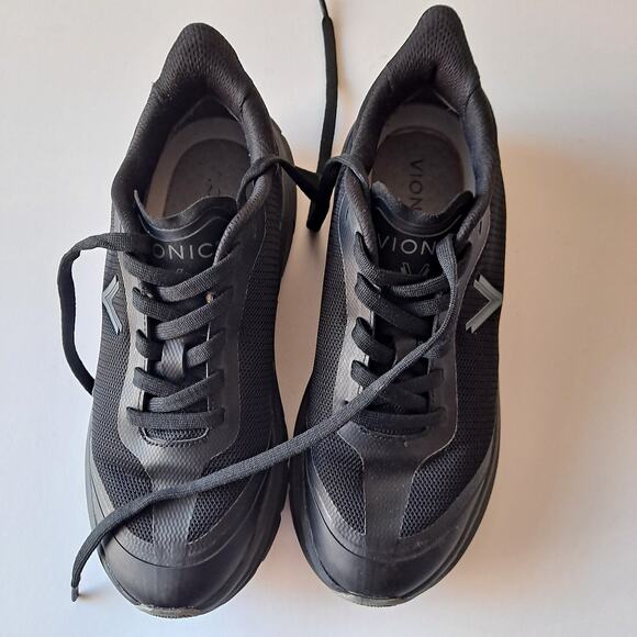 Vionic Walk Max Low Top Lace-Up Sneakers Slip On Shoes Black Women's Size 8.5 - Picture 10 of 12